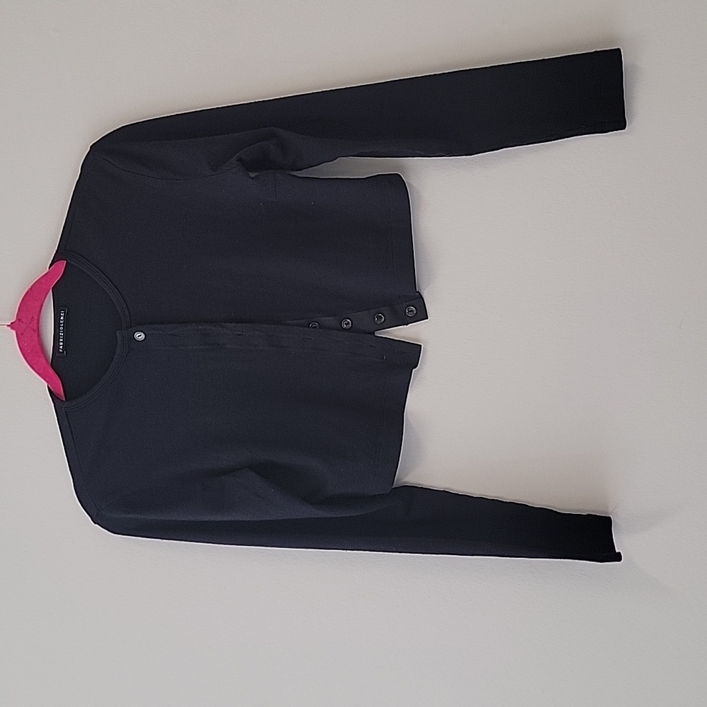 Fabrizio Lenzi Classic Black Cardigan